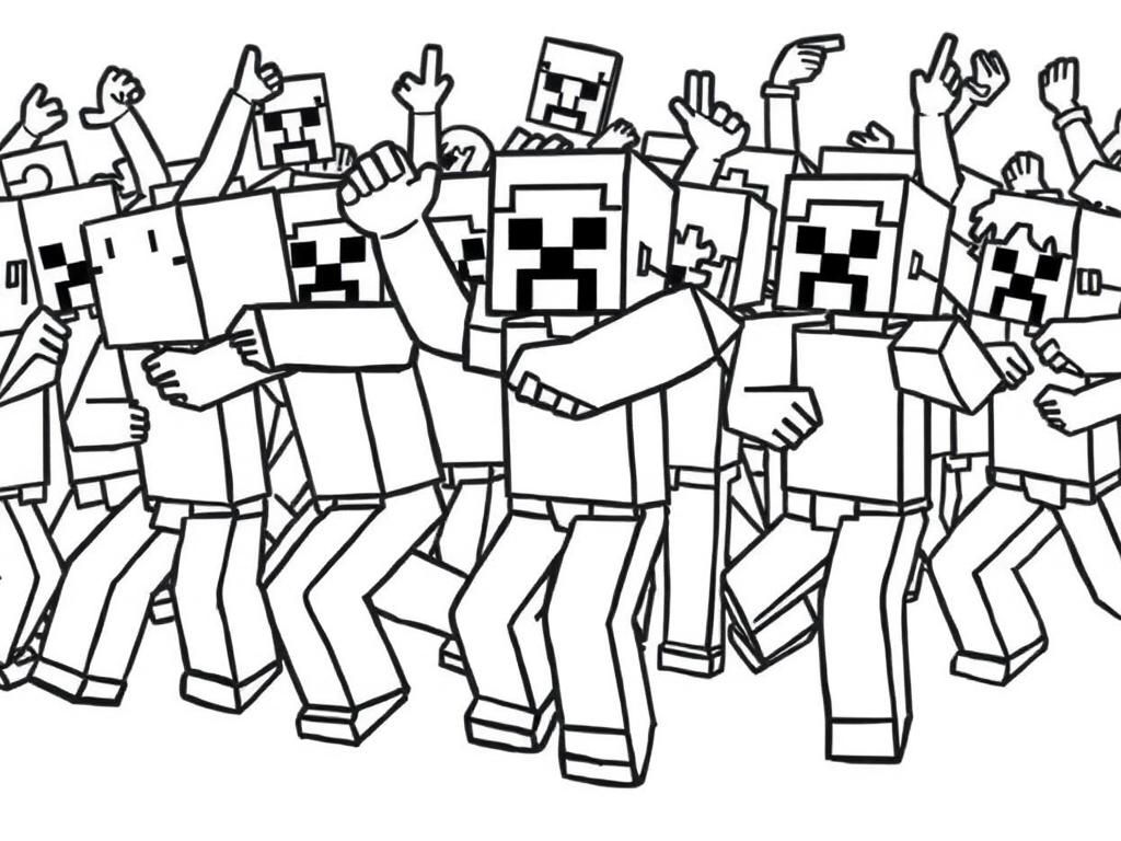 Minecraft mob dancing