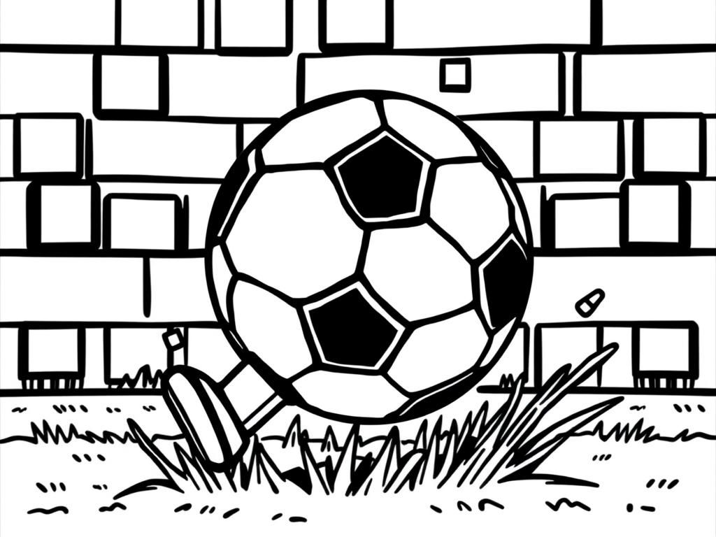 Soccer Ball Coloring Page