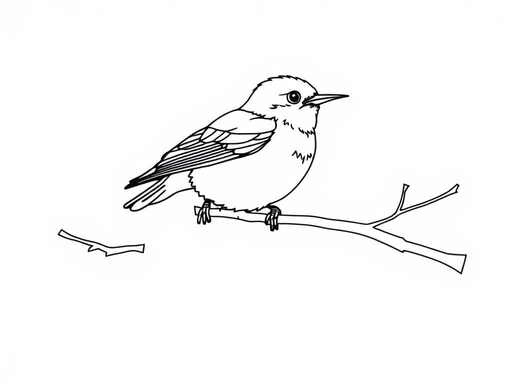 Mockingbird on a branch