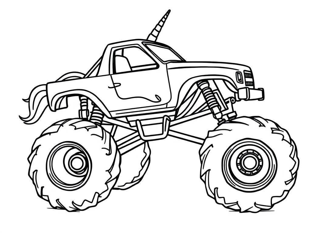 Preview of Monster Truck unicorn