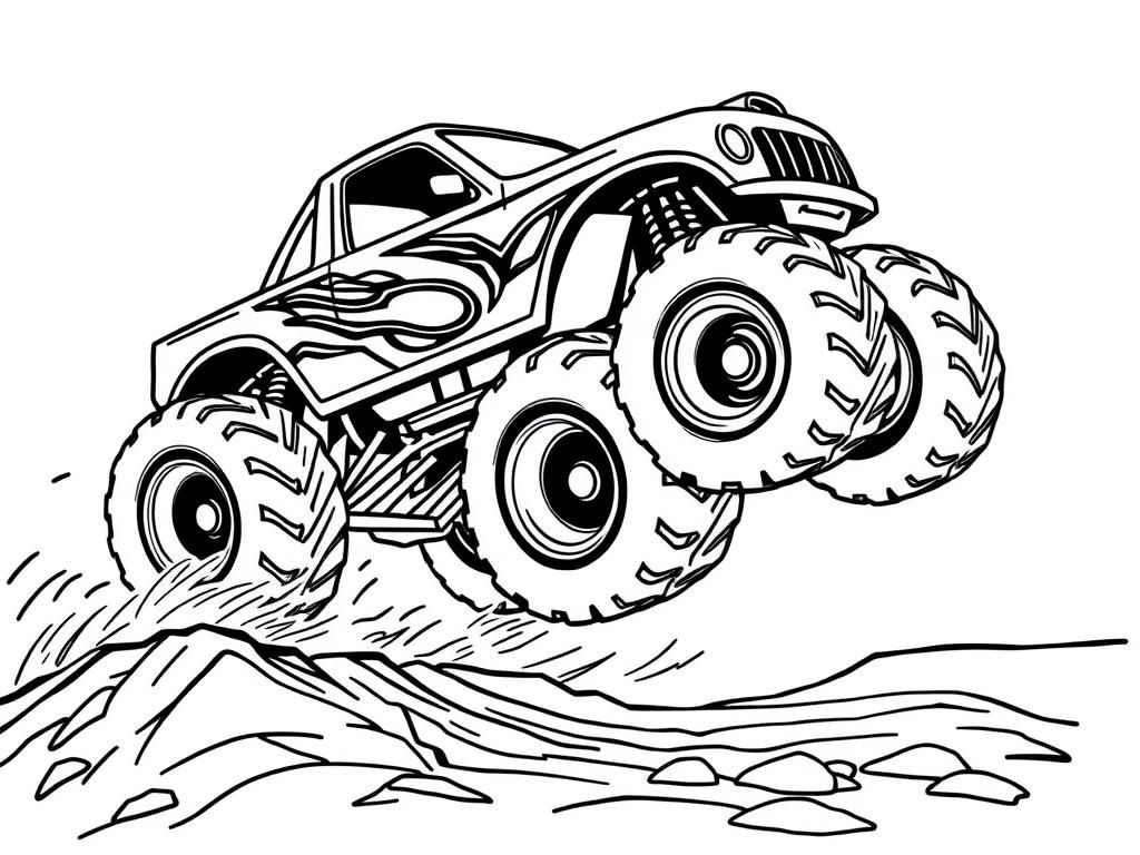 Preview of monster trucks racing