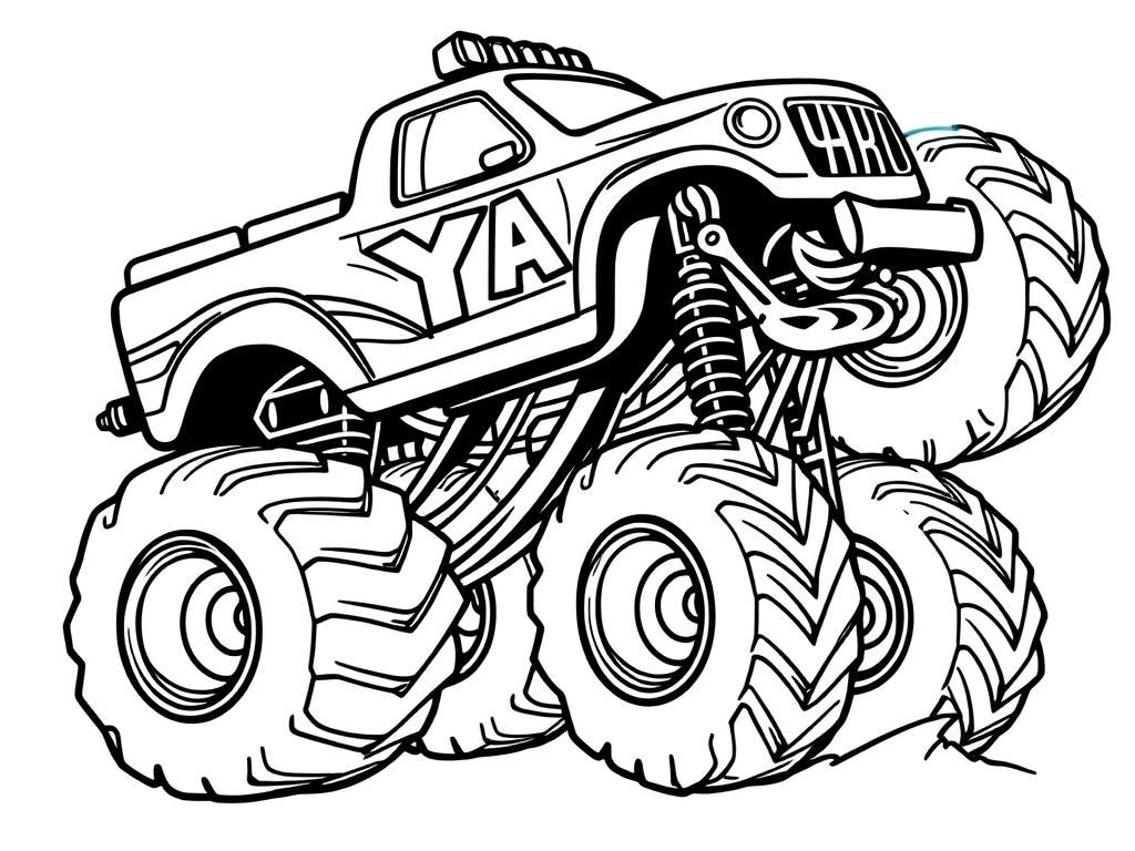 Preview of Monstertruck with letters YARO on it