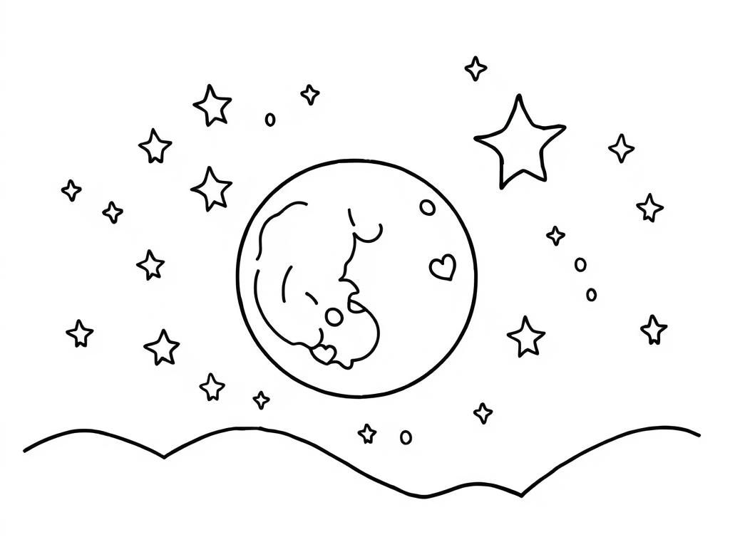Preview of moon and stars