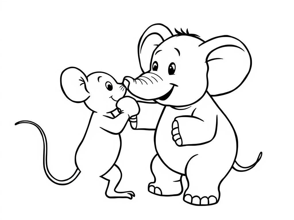 Preview of Mouse boxing elephant