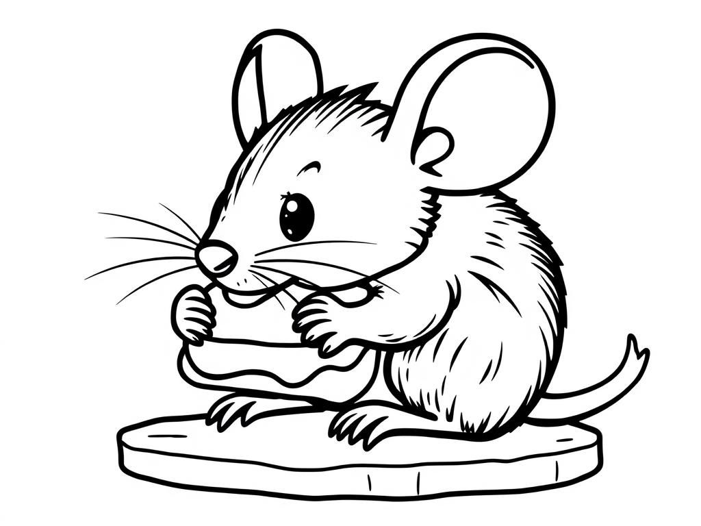 Preview of mouse eating peanutbutter sandwich