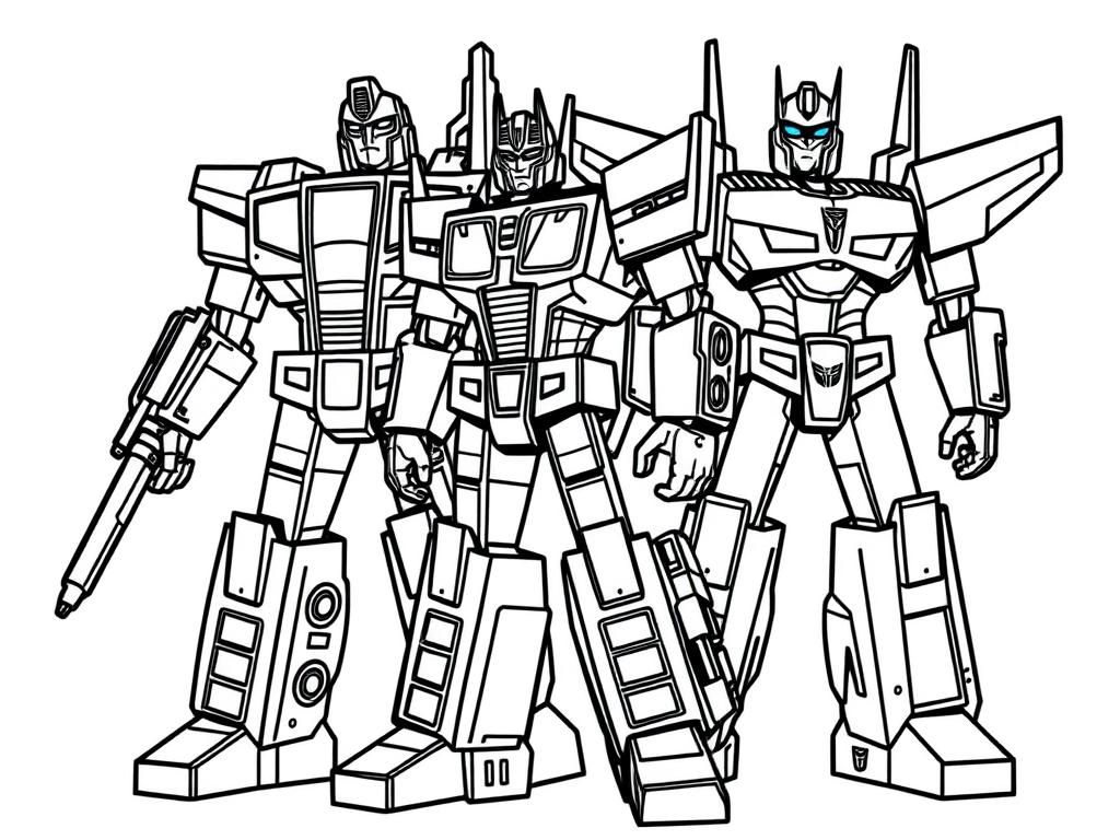 Transformers Robots Coloring Page