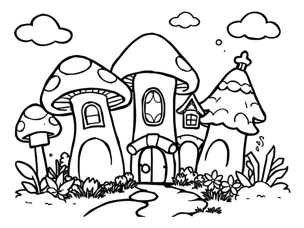 Preview of Mushroom village