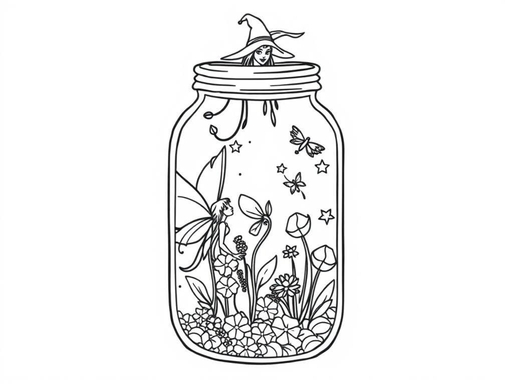 Fairies Coloring Page