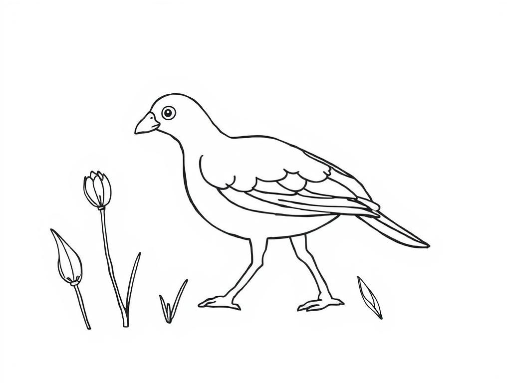 Bird Coloring Page