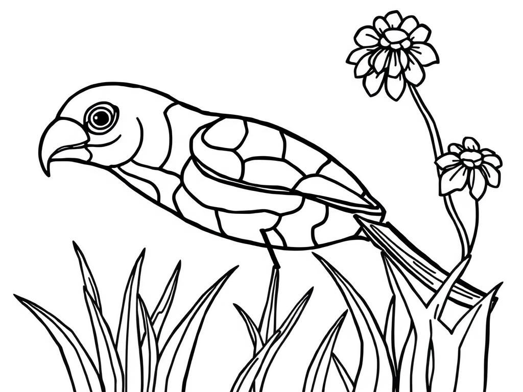 Birds Coloring Page
