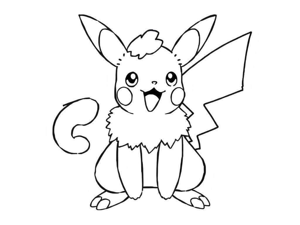 Jolteon Coloring Page