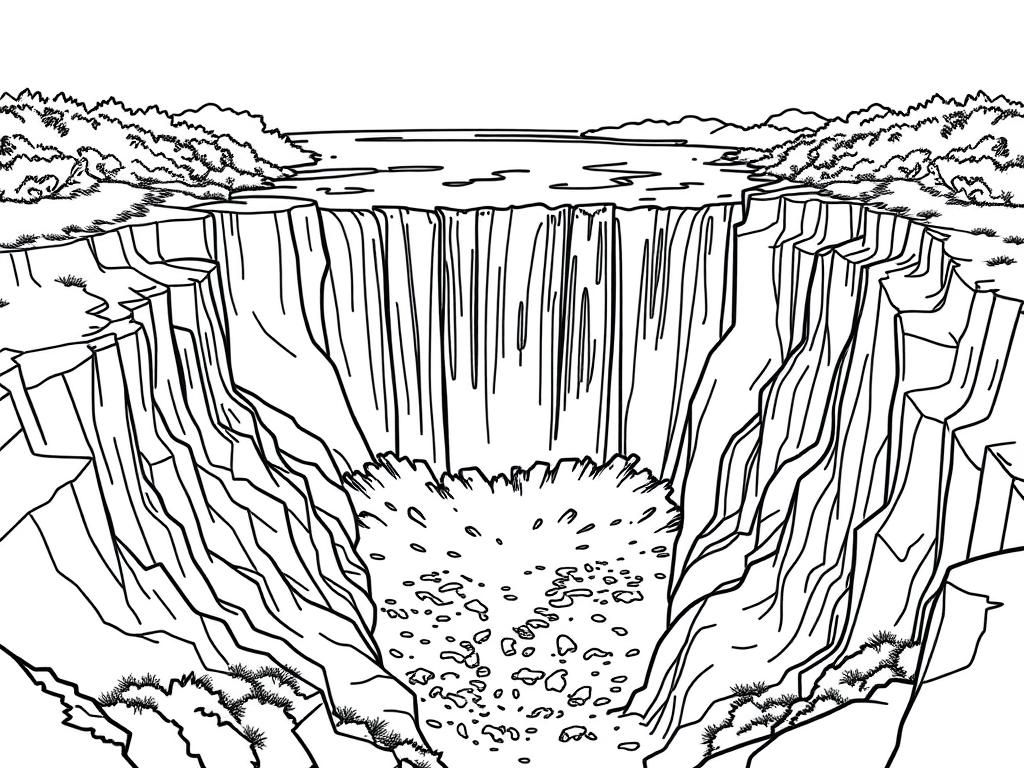 Landscapes Coloring Page