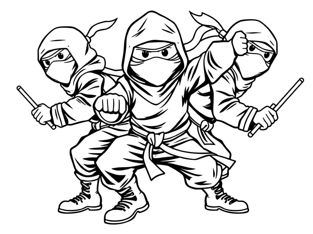 ninjas defeating power with boots