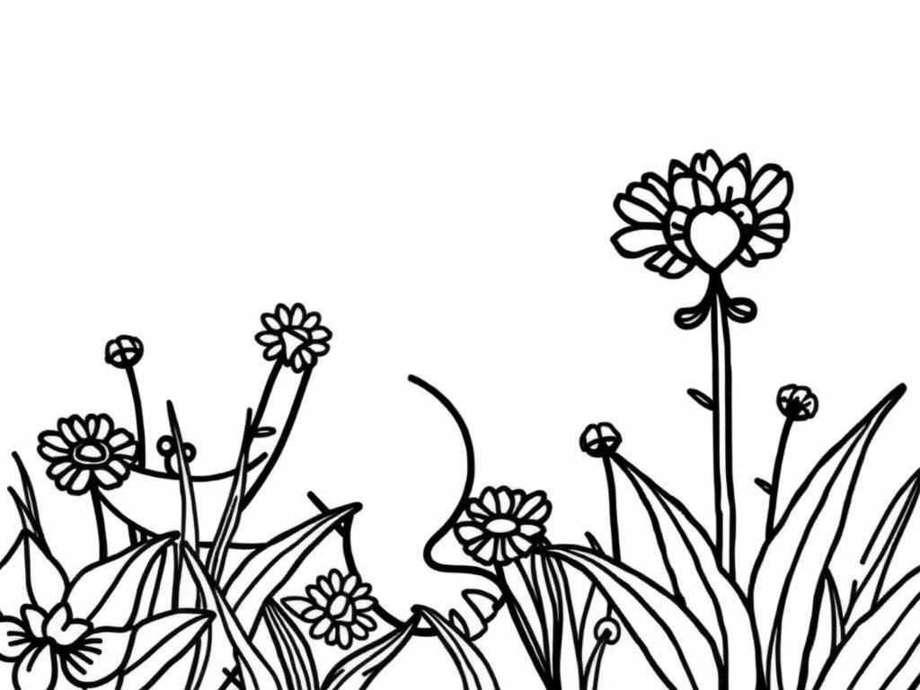 Garden Coloring Page