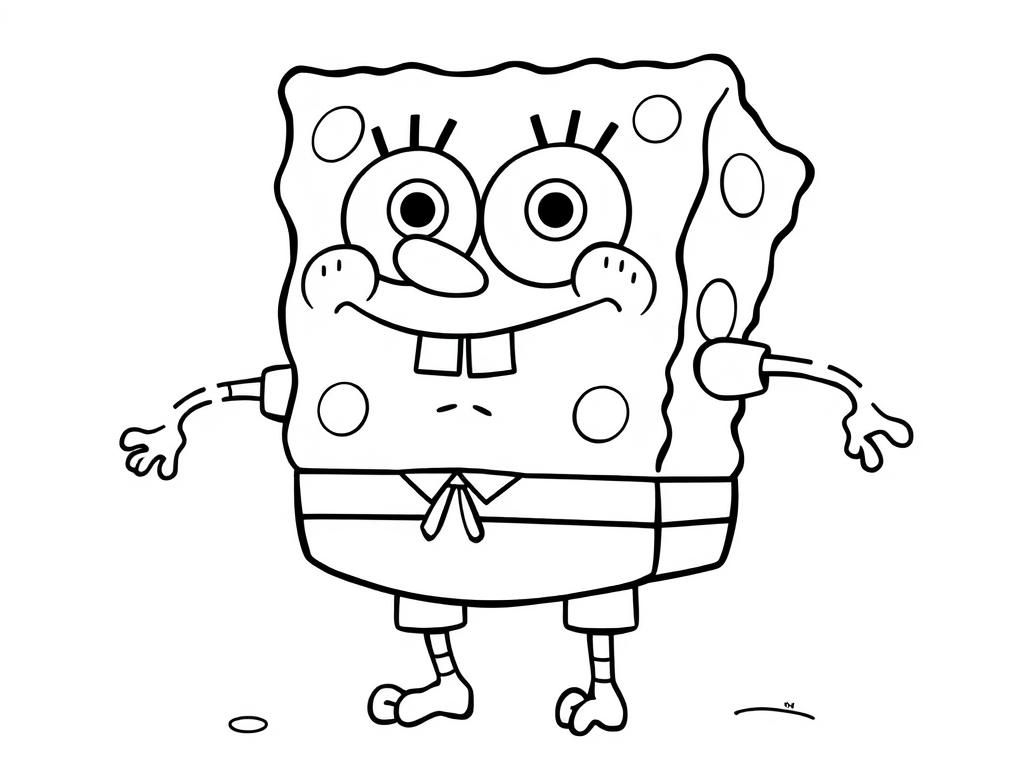 SpongeBob SquarePants Coloring Page