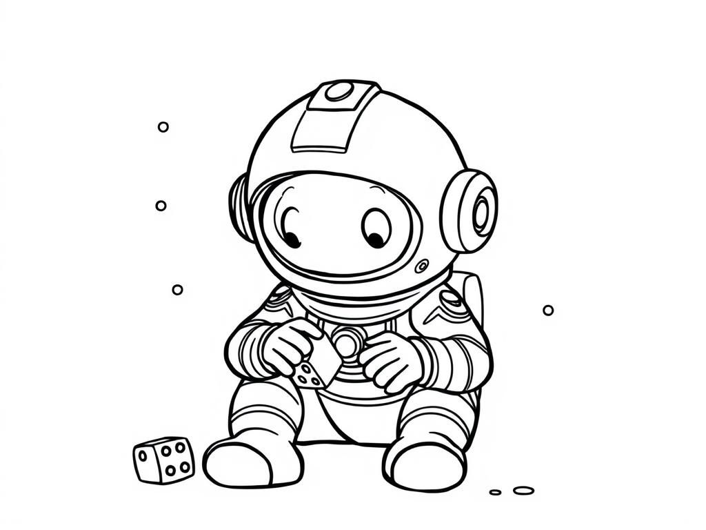 Space Coloring Page: Explore the Cosmos