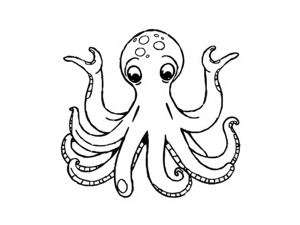 Octopus Coloring Page