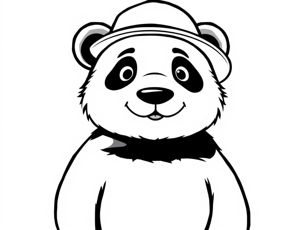 Panda Coloring Page