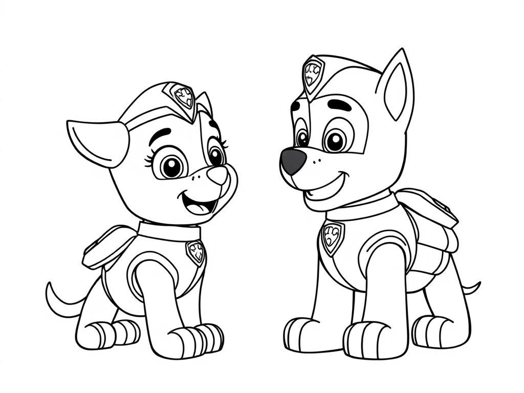 paw patrol and elon musk facing each other