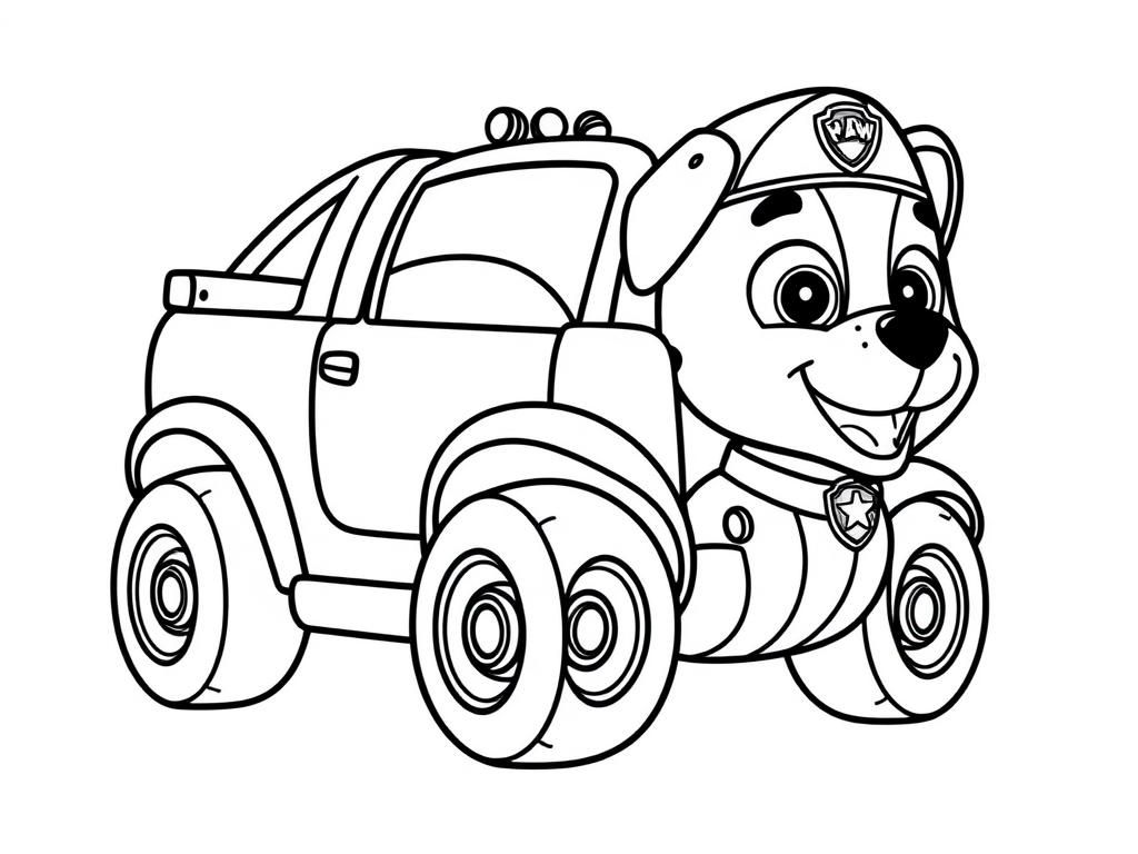 Preview of paw patrol car