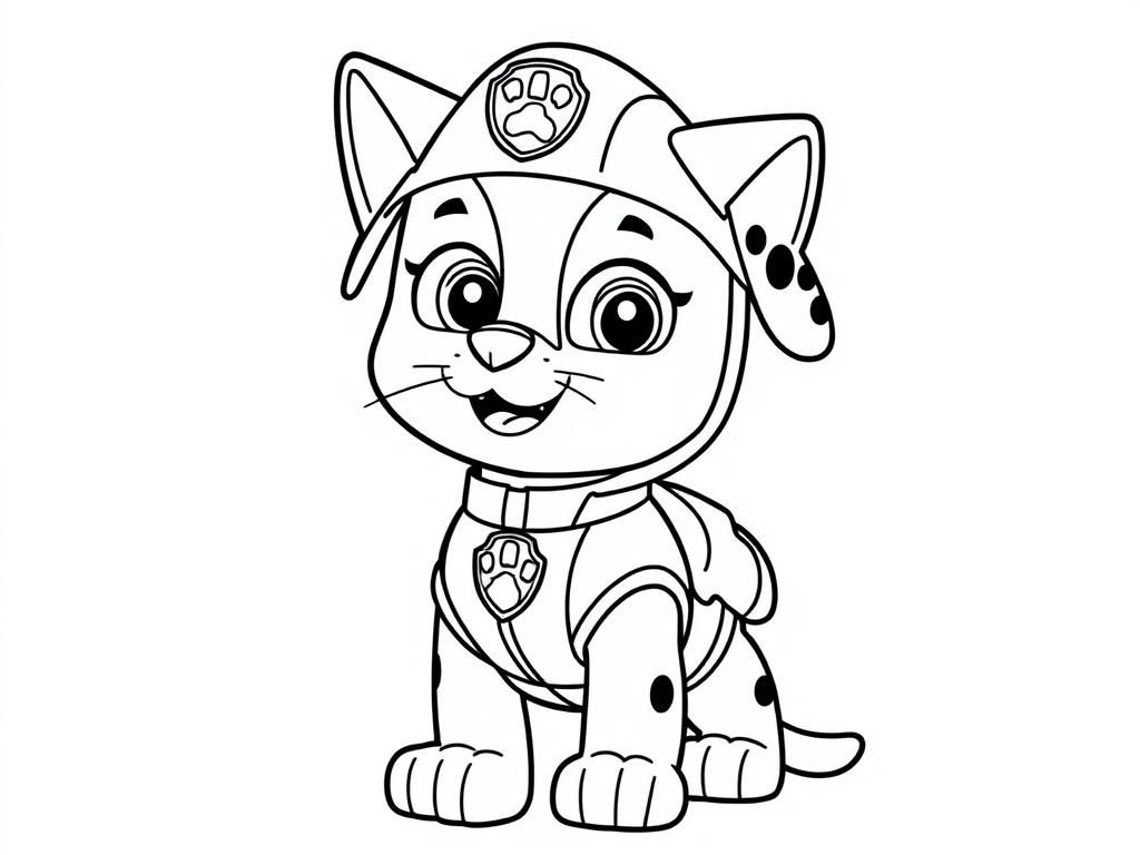PAW Patrol Skye Coloring Page