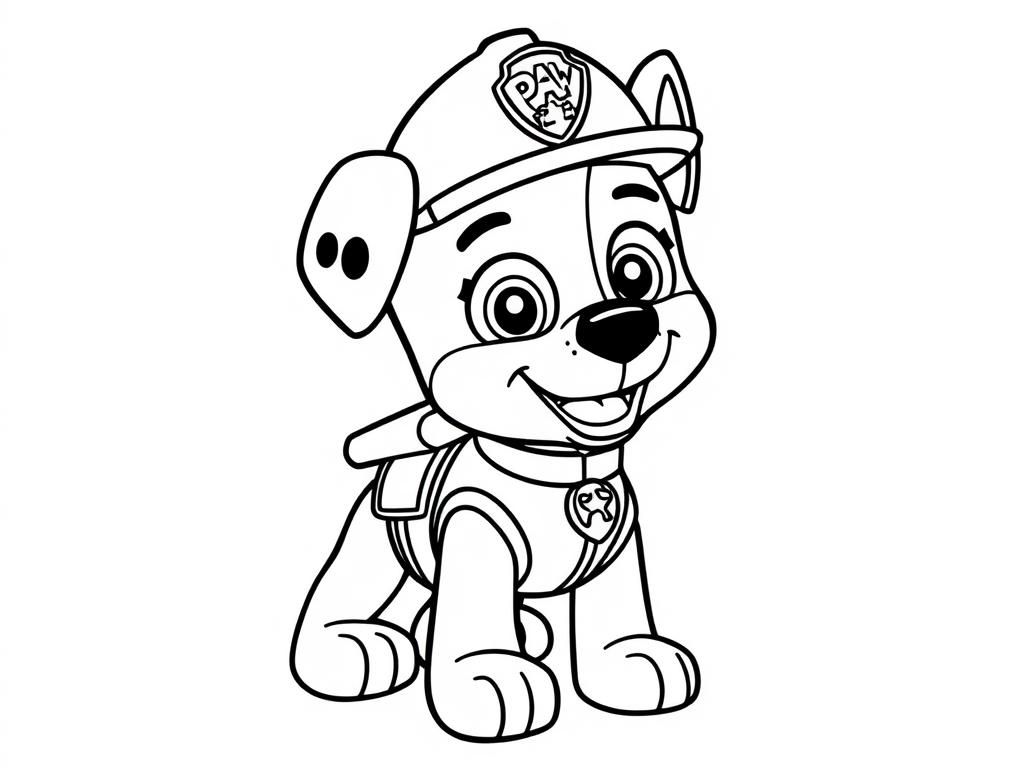 paw patrol - Free Printable Coloring Page