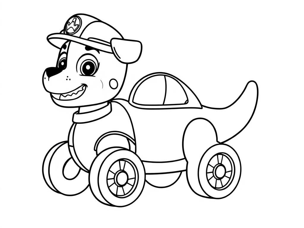 Paw Patrol Coloring Page