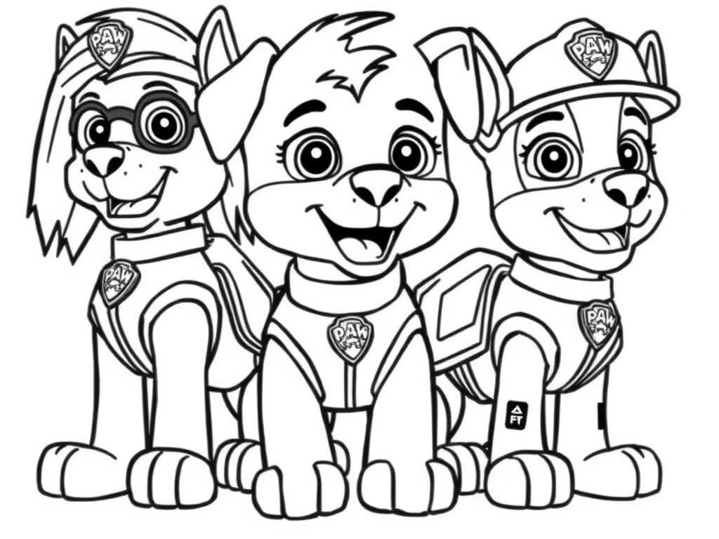 paw patrol in an 80s hair metal band