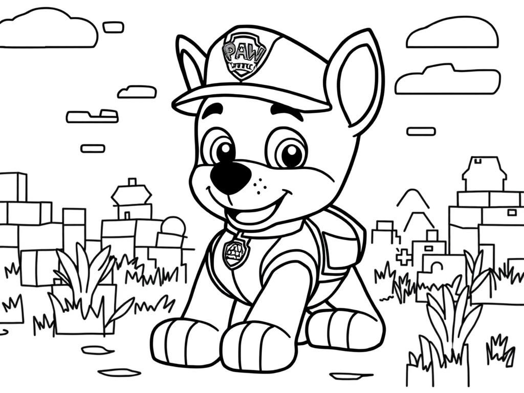 Paw patrol meets minecraft