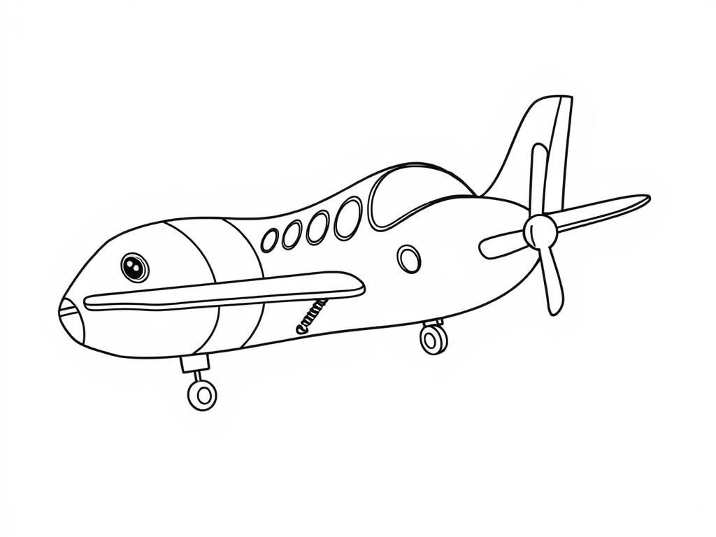 paw patrol  plane - Free Printable Coloring Page