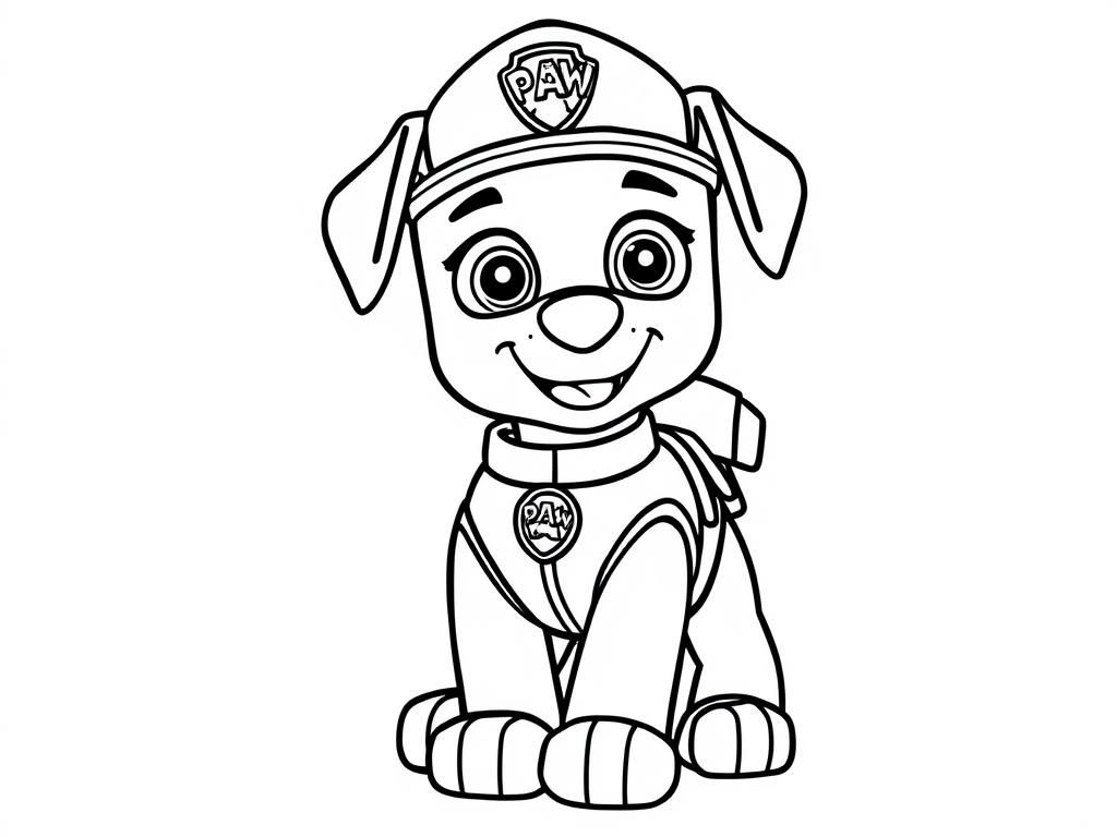 Preview of Paw patrol regenboog