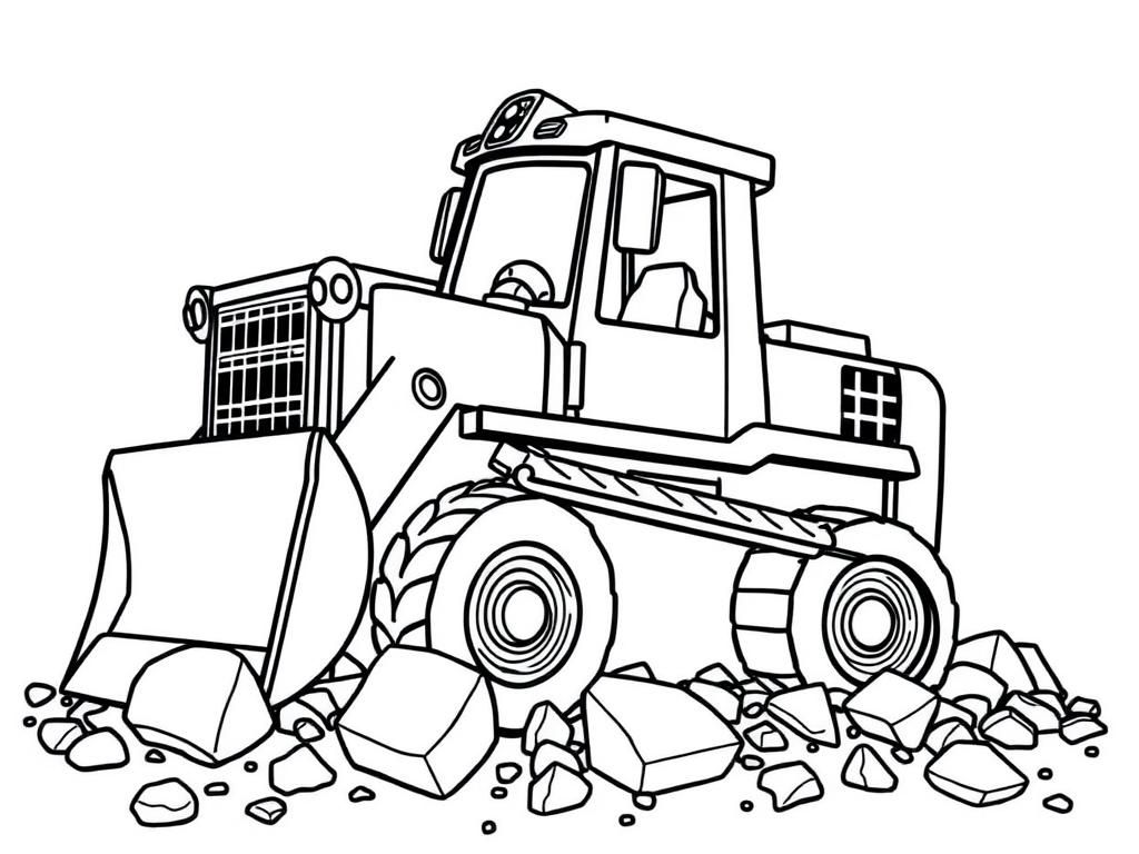 Preview of paw patrol rubble in his bulldozer