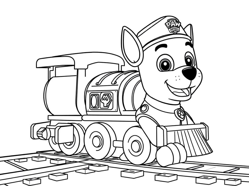 paw patrol train