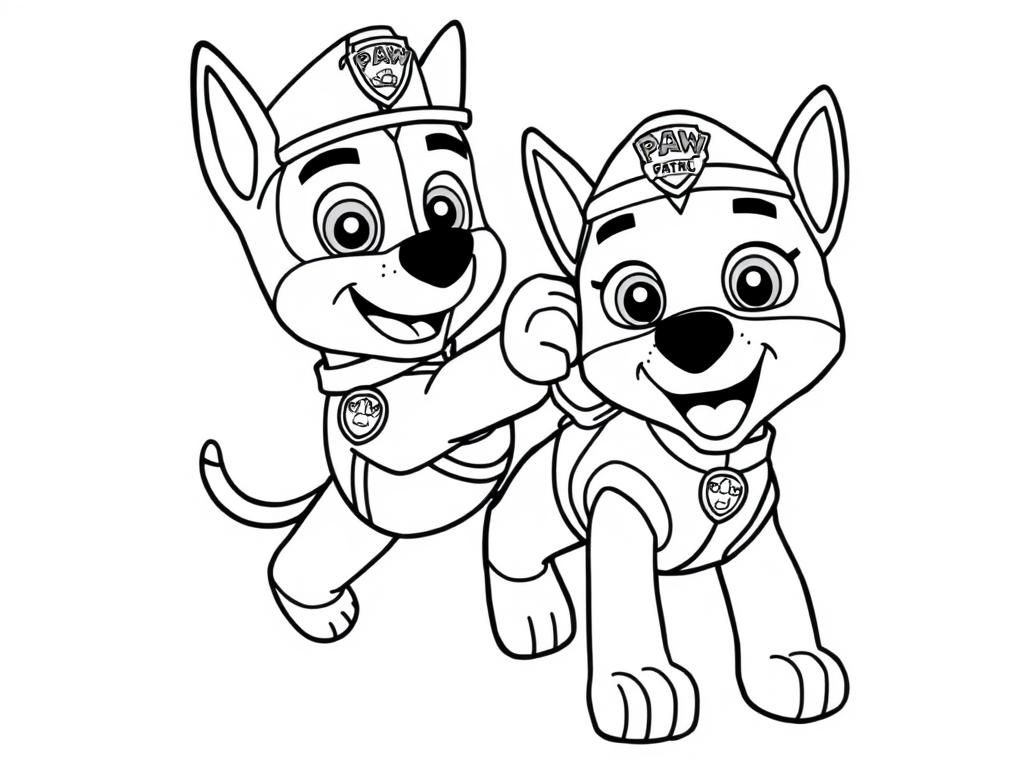 Paw Patrol Coloring Page