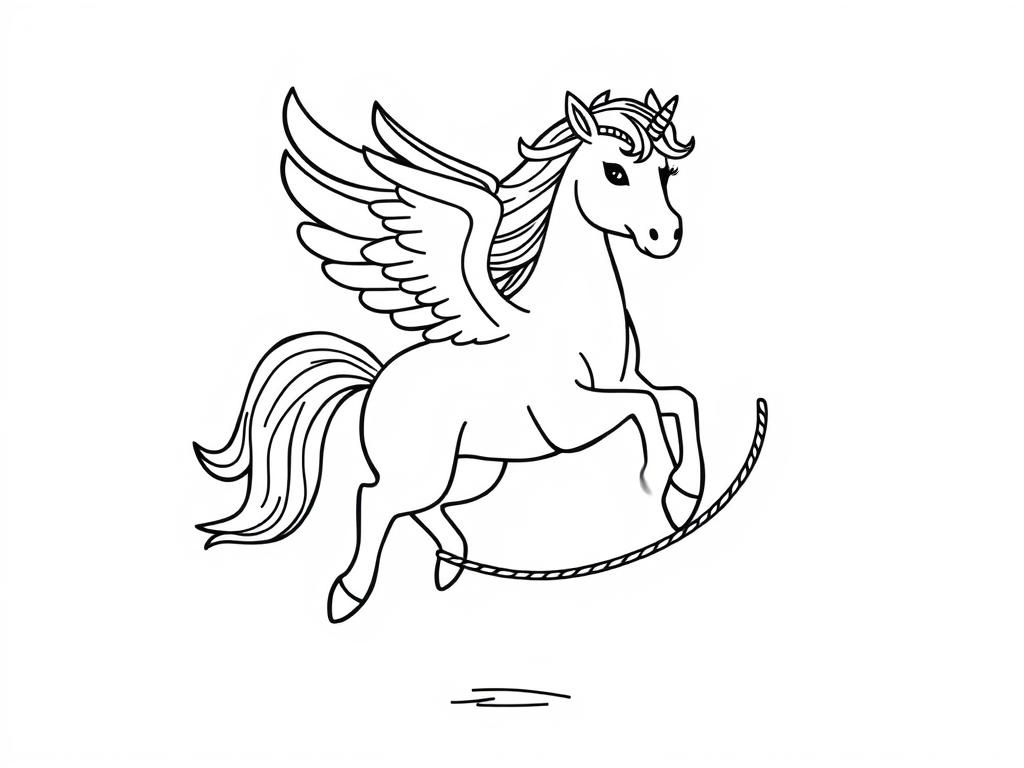 Preview of pegasus jumping rope