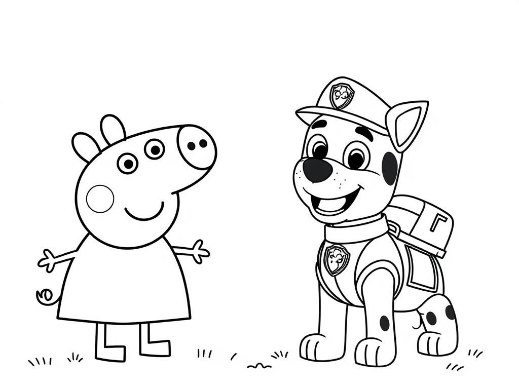 Preview of Peppa Pig and Paw Patrol