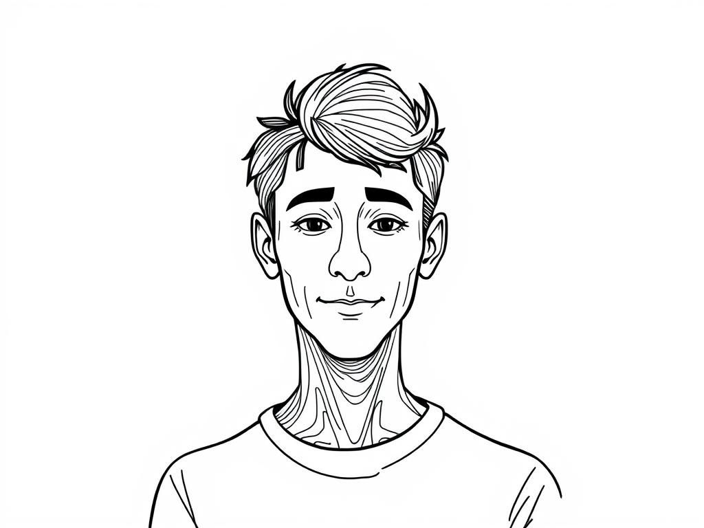Portrait Coloring Page