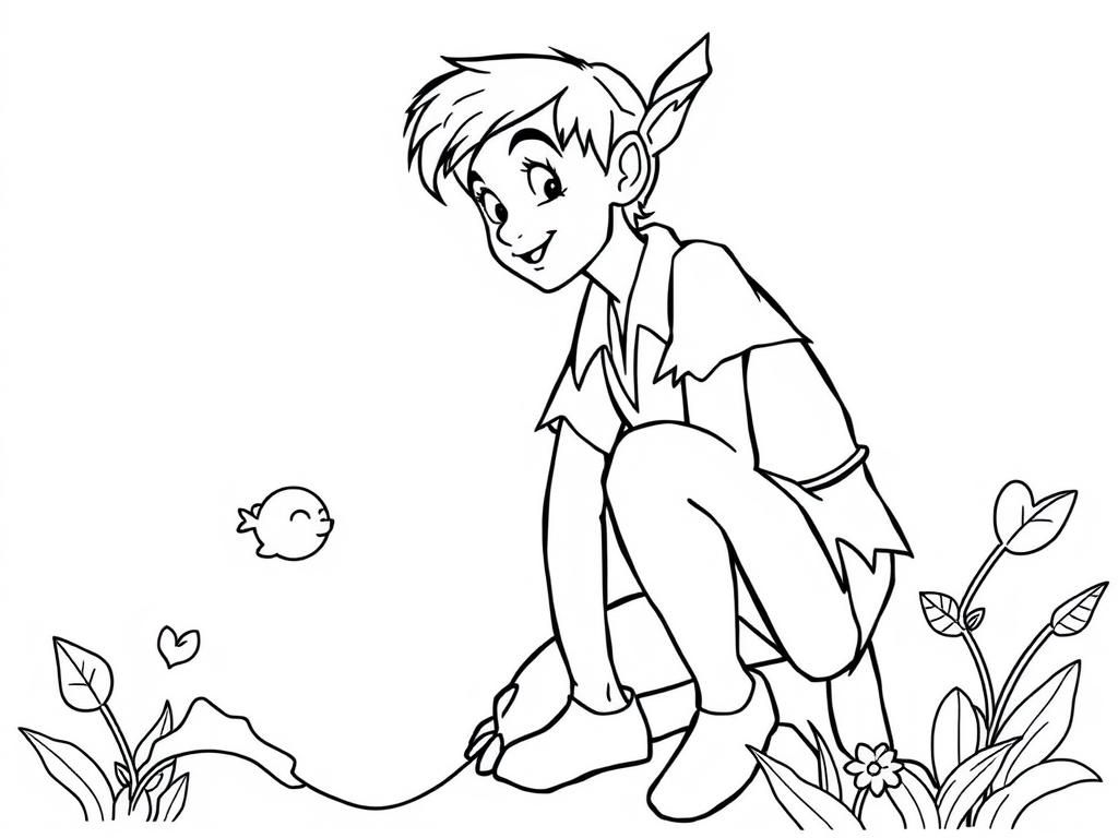 Peter Pan Coloring Page