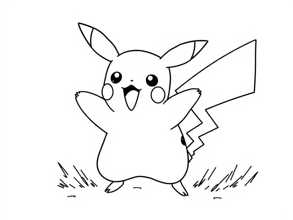 Preview of Pikachu attacking