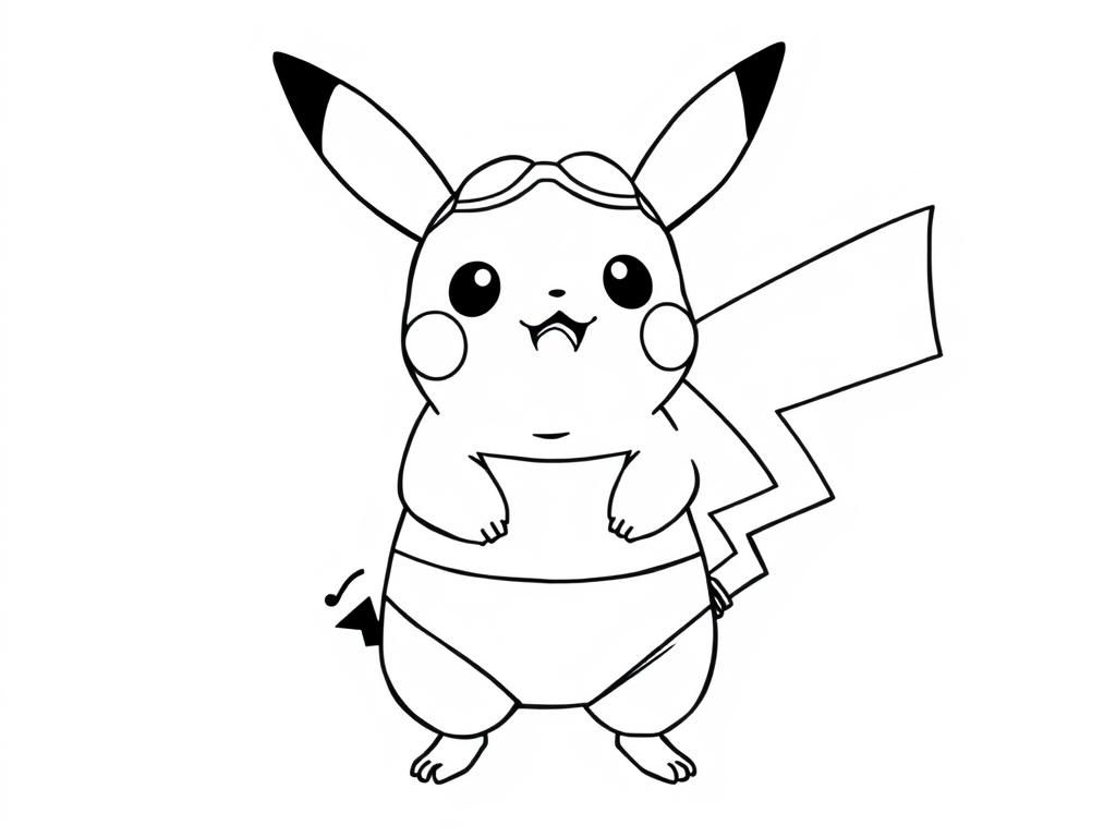 Preview of PIKACHU IN A SWIMMING SUIT