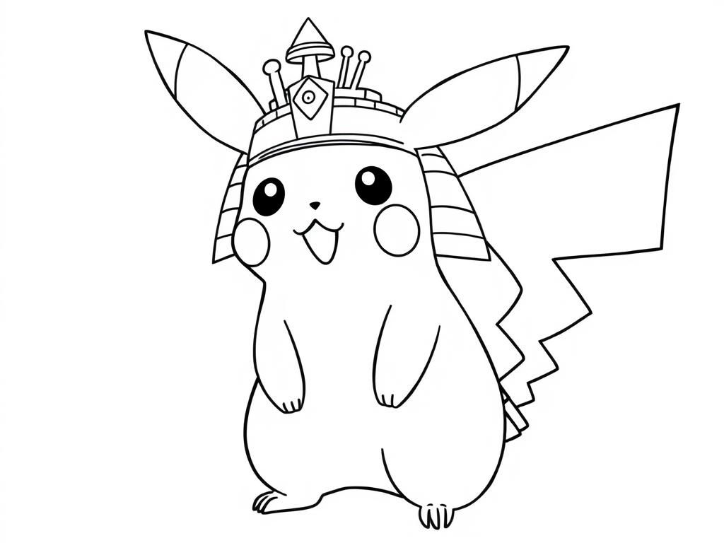 Preview of Pikachu is a pharaon