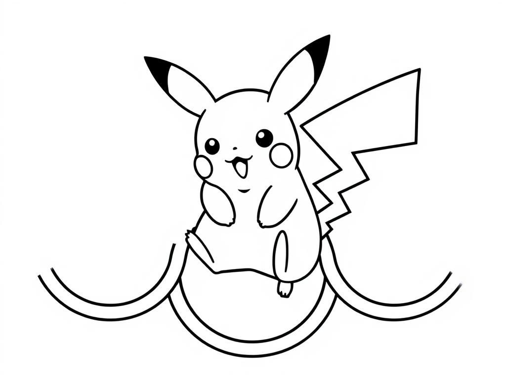 Preview of Pikachu on Olympics rings