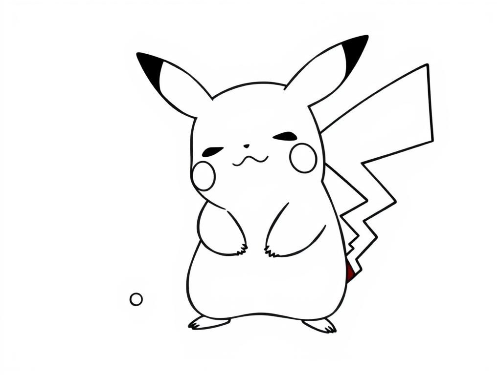 pikachu peeing