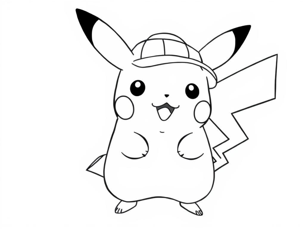 Pikachu with a funny hat