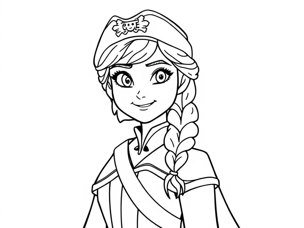 Elsa Frozen Coloring Page