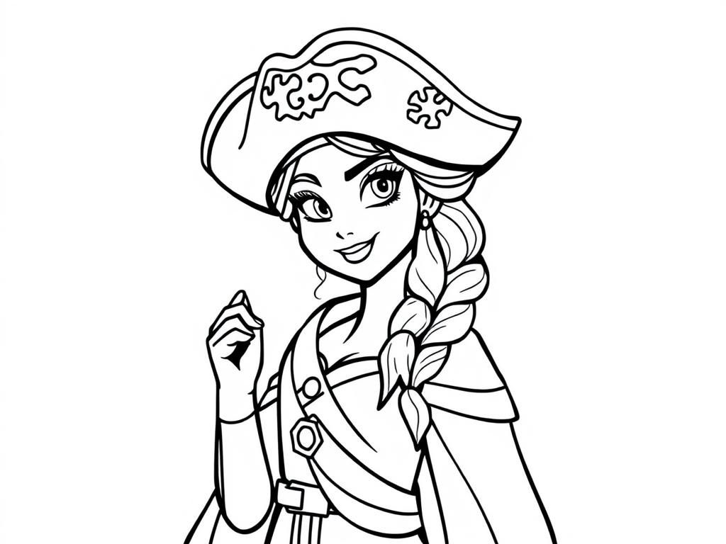 Pirate ice-Queen Elsa