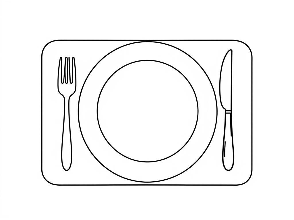 Kitchen Coloring Page