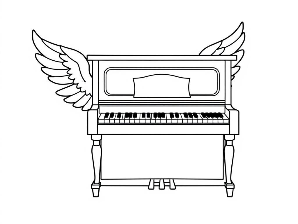 Player Piano with wings