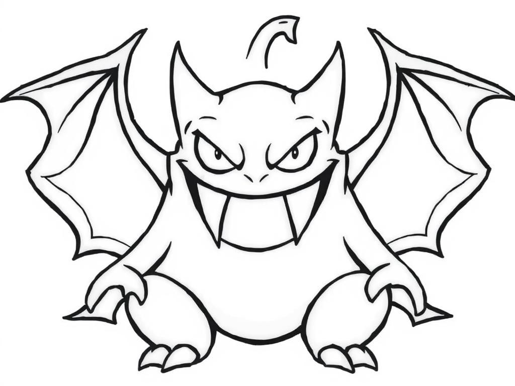 Menacing Dragon Coloring Page