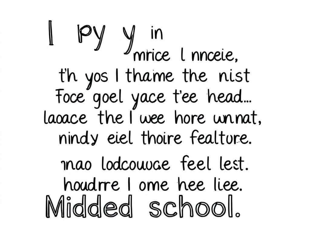 Preview of positive affirmations for middle schoolers